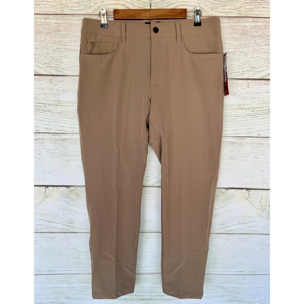 MPG Sport Outdoor Pants Mens 32X30 Brown Boundary UPF 50+ Stretch Pants‎ New